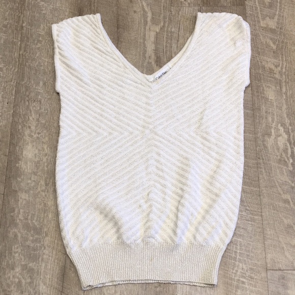 Calvin Klein Deep V neck sweater - Picture 1 of 4